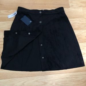 Centinela Black Button Up Skirt